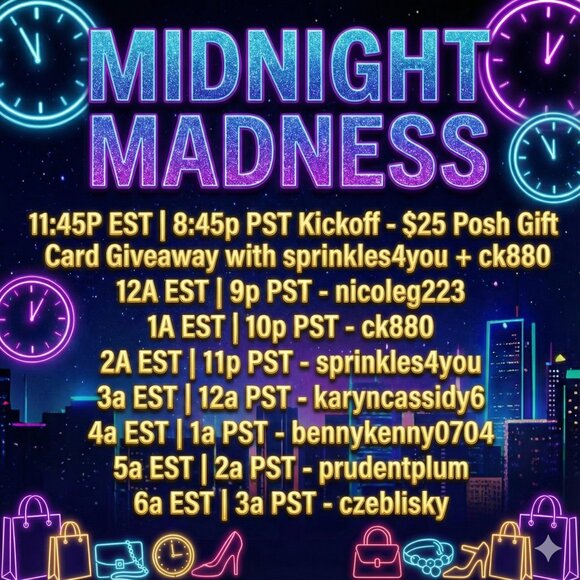 Midnight Madness Train 1/10 - 1/11 Shop ALL NIGHT LONG! - Picture 2 of 3